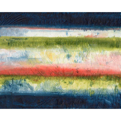 Natures Flag II Gold Ornate Wood Framed Art Print with Double Matting by Combs, Joyce