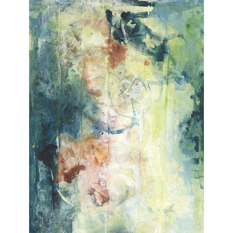 Natures Elements I White Modern Wood Framed Art Print by Combs, Joyce
