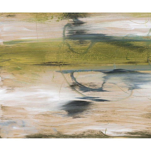 Aquatic Reflections II White Modern Wood Framed Art Print by Combs, Joyce