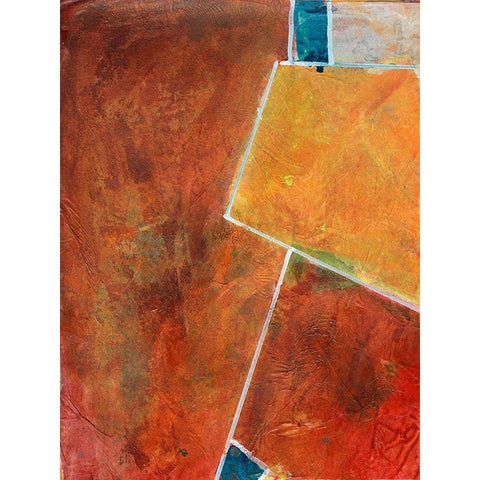 Primary Connection I Black Modern Wood Framed Art Print with Double Matting by Combs, Joyce