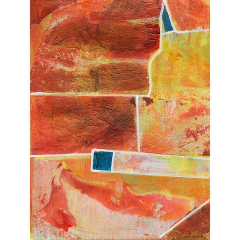 Primary Connection IV Black Modern Wood Framed Art Print by Combs, Joyce