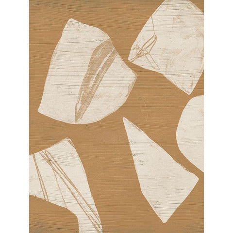 Piecemeal I Black Modern Wood Framed Art Print by Vess, June Erica