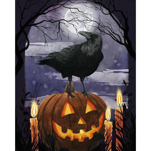 Midnight Magic I Black Modern Wood Framed Art Print by Popp, Grace