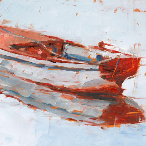 Still Water Reflections II Black Modern Wood Framed Art Print by Harper, Ethan