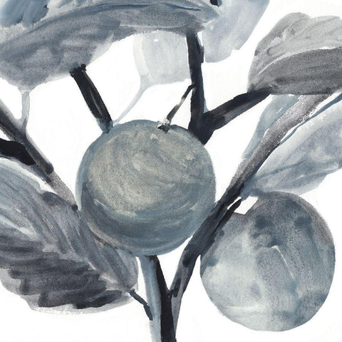 Rustic Vine I Black Ornate Wood Framed Art Print with Double Matting by Warren, Annie