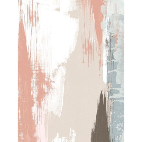 Sandstone Peel II White Modern Wood Framed Art Print by Vess, June Erica