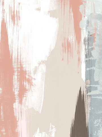 Sandstone Peel II Black Ornate Wood Framed Art Print with Double Matting by Vess, June Erica