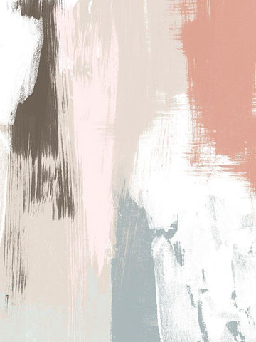 Sandstone Peel IV White Modern Wood Framed Art Print with Double Matting by Vess, June Erica