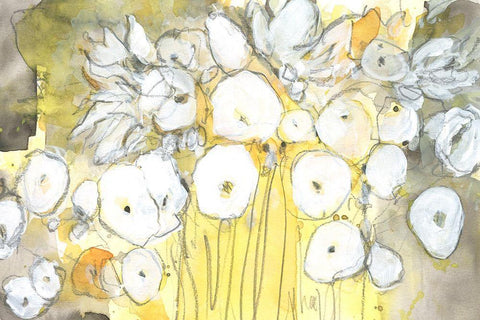 Heirloom Treasure II Black Ornate Wood Framed Art Print with Double Matting by Dixon, Samuel