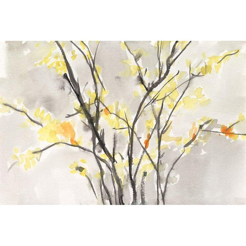 Blissful Elegance II White Modern Wood Framed Art Print by Dixon, Samuel