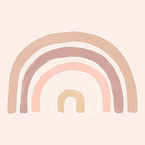 Bohemian Arc I Black Modern Wood Framed Art Print with Double Matting by Vess, June Erica