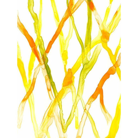 Runnel III Black Modern Wood Framed Art Print by Vess, June Erica