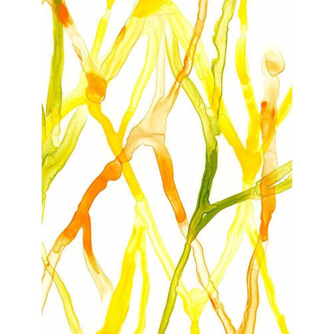 Runnel IV Black Modern Wood Framed Art Print with Double Matting by Vess, June Erica