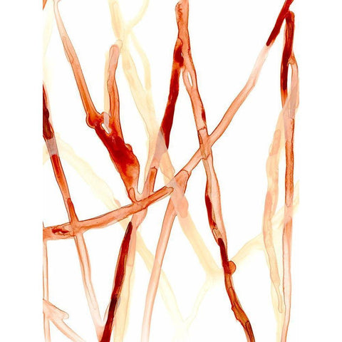 Runnel VI Black Modern Wood Framed Art Print by Vess, June Erica