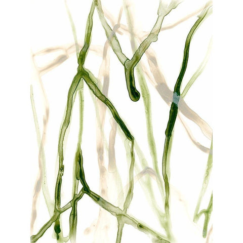 Runnel VII White Modern Wood Framed Art Print by Vess, June Erica