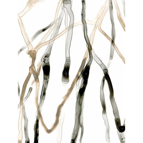 Runnel XI Gold Ornate Wood Framed Art Print with Double Matting by Vess, June Erica