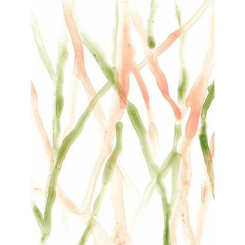 Runnel XIII Black Modern Wood Framed Art Print by Vess, June Erica