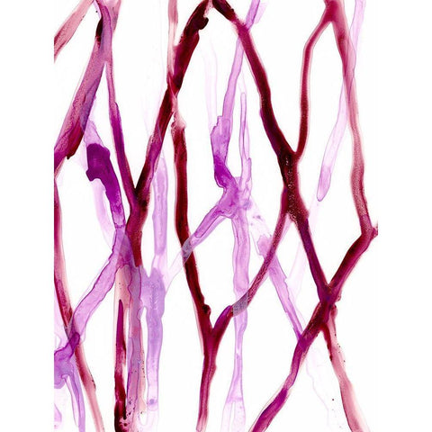 Runnel XVI White Modern Wood Framed Art Print by Vess, June Erica