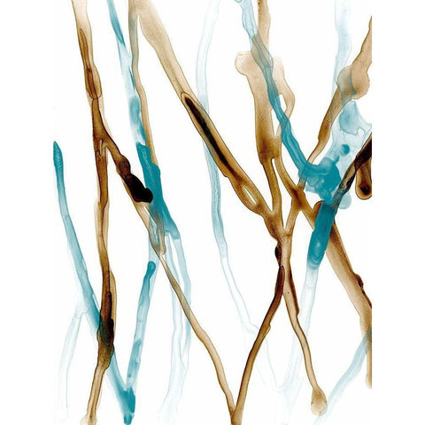 Runnel XVII Black Modern Wood Framed Art Print by Vess, June Erica