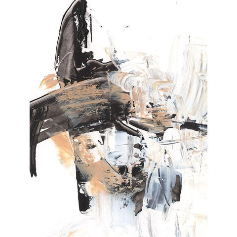 Ruckus I Gold Ornate Wood Framed Art Print with Double Matting by Harper, Ethan