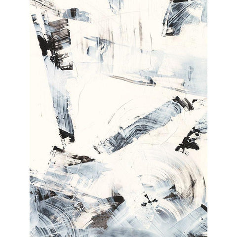 Fractured Ice II Black Modern Wood Framed Art Print by Harper, Ethan