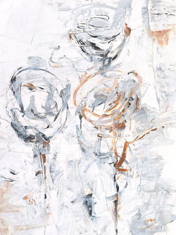 Spring Wildflowers I Black Ornate Wood Framed Art Print with Double Matting by Harper, Ethan