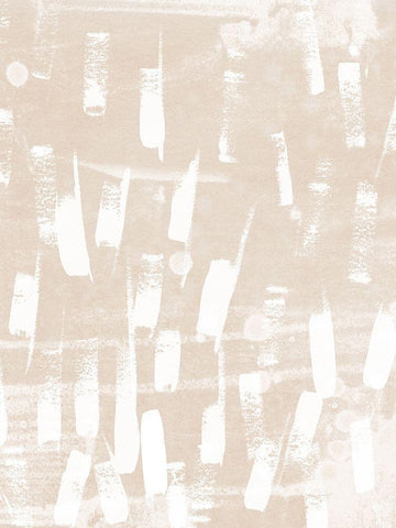 Earth Etching IV White Modern Wood Framed Art Print with Double Matting by Vess, June Erica