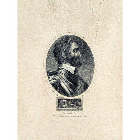 Royal Portraits VIII Black Modern Wood Framed Art Print with Double Matting by Unknown