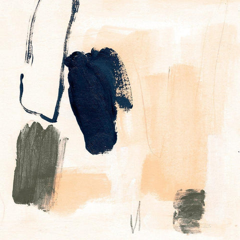 Bright Box II Black Modern Wood Framed Art Print with Double Matting by Warren, Annie