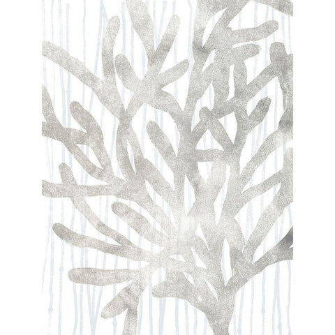 Quiet Coral III Gold Ornate Wood Framed Art Print with Double Matting by Vess, June Erica