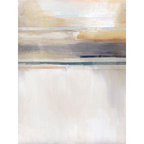 Sandy Coast II Black Modern Wood Framed Art Print by Evans, Brittany