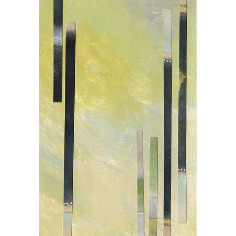 Neutral Assemblage I Gold Ornate Wood Framed Art Print with Double Matting by Moore, Regina