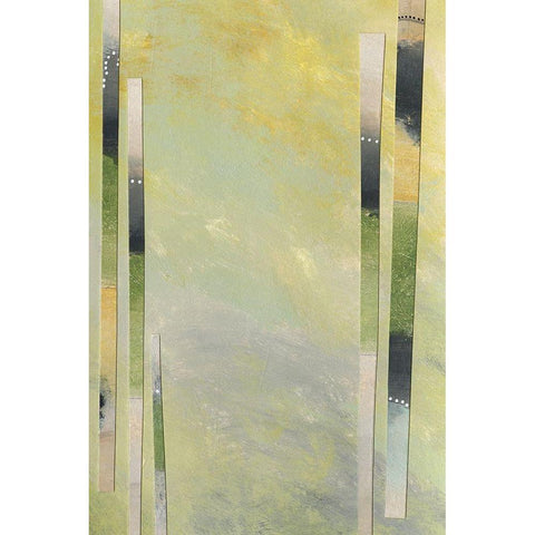 Neutral Assemblage III Black Modern Wood Framed Art Print by Moore, Regina