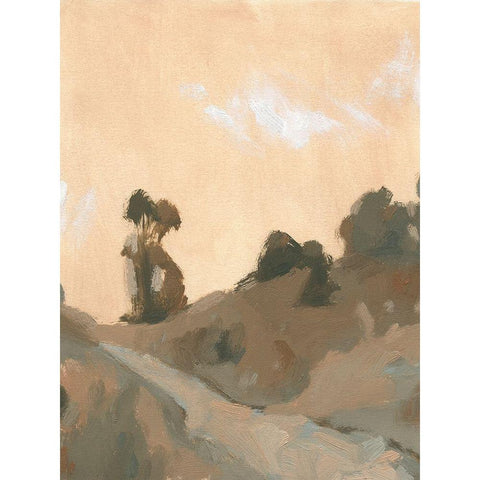 Hillside Walking Path VI Black Modern Wood Framed Art Print by Green, Jacob