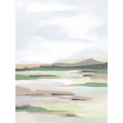 Mesa Verde II White Modern Wood Framed Art Print by Vess, June Erica