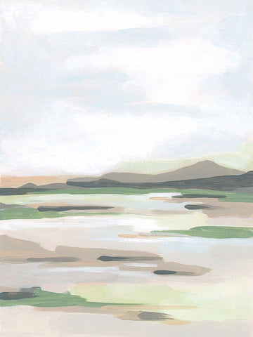 Mesa Verde II Black Ornate Wood Framed Art Print with Double Matting by Vess, June Erica