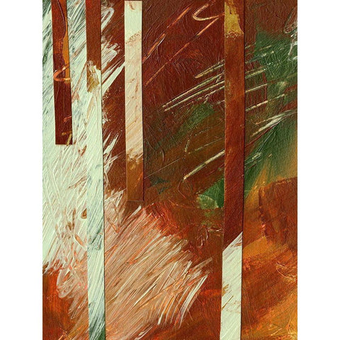 Wheaten II Black Modern Wood Framed Art Print with Double Matting by Moore, Regina