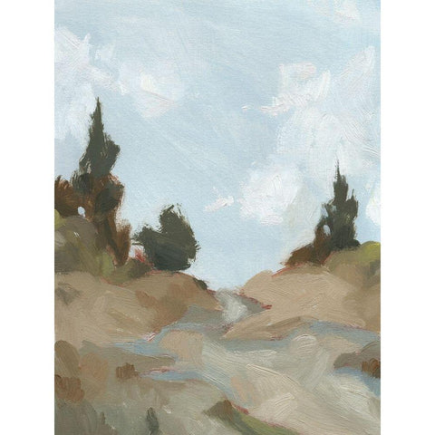 West Fork Hiking Trail I White Modern Wood Framed Art Print by Green, Jacob