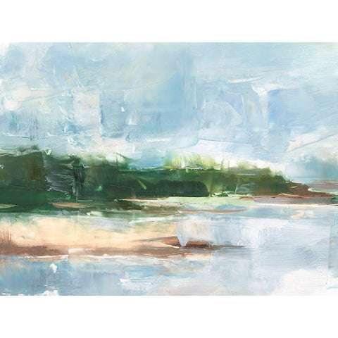 Tropical Shore II Gold Ornate Wood Framed Art Print with Double Matting by Harper, Ethan