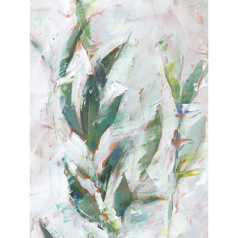 Tropical Foliage Study II Black Modern Wood Framed Art Print by Harper, Ethan