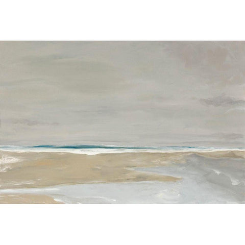 Oregon Coast Black Modern Wood Framed Art Print with Double Matting by Delamater, Rob
