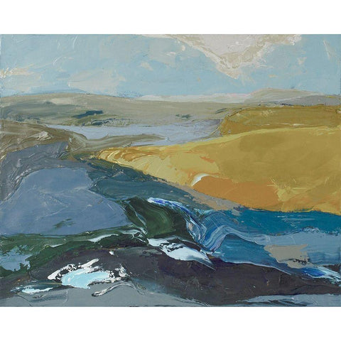 Drakes Estero Gold Ornate Wood Framed Art Print with Double Matting by Delamater, Rob