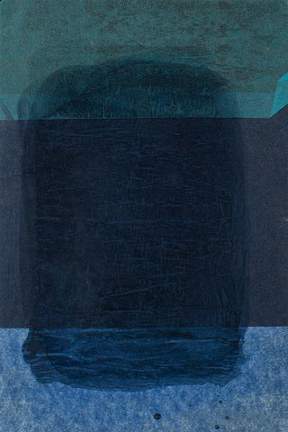 Remembering Rothko II White Modern Wood Framed Art Print with Double Matting by Delamater, Rob
