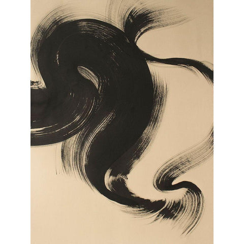 Sea Change II Black Modern Wood Framed Art Print by Delamater, Rob