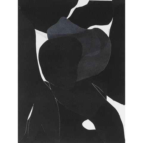 Night Bloom I Black Modern Wood Framed Art Print with Double Matting by Delamater, Rob