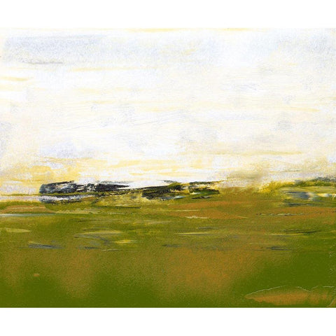 From the Terrace III White Modern Wood Framed Art Print by Gordon, Sharon