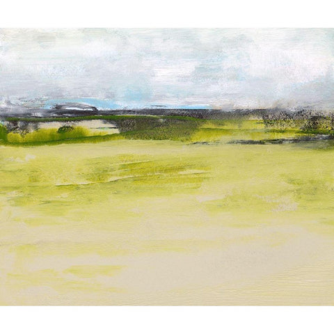 From the Terrace IV White Modern Wood Framed Art Print by Gordon, Sharon