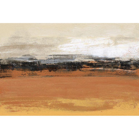 Bridges Ochre I Gold Ornate Wood Framed Art Print with Double Matting by Gordon, Sharon