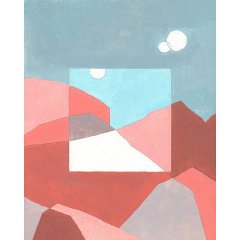 Desert Dreamscape I Black Modern Wood Framed Art Print by Green, Jacob