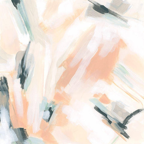 Sand Slice I White Modern Wood Framed Art Print with Double Matting by Vess, June Erica